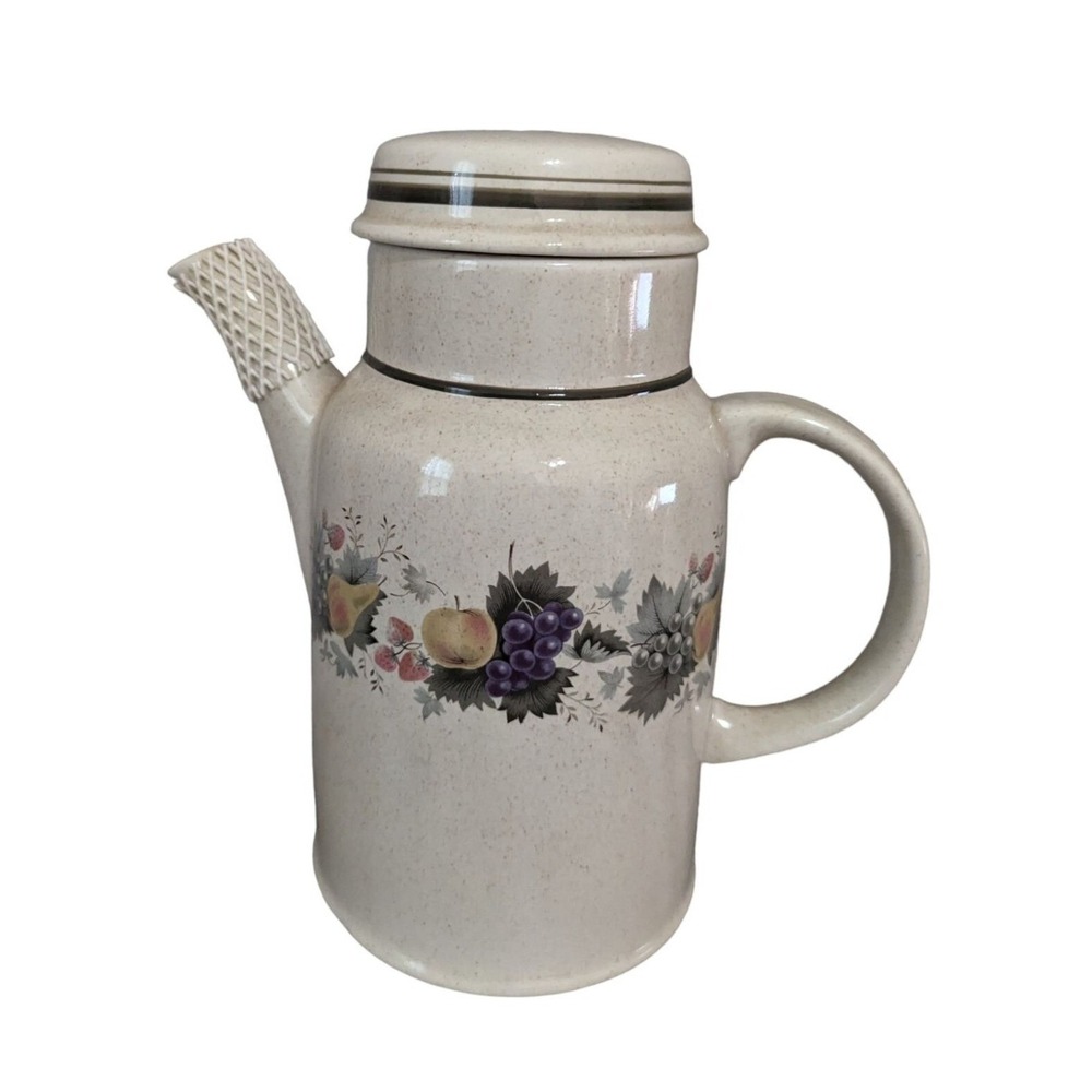 Royal Doulton Lambeth Stoneware Harvest Garland Coffee Pot LS1018  England